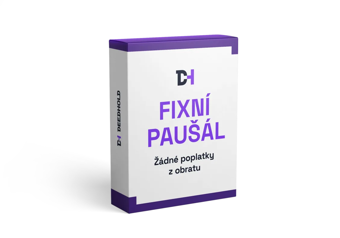Deedhold - fixní paušál, žádné poplatky z obratu